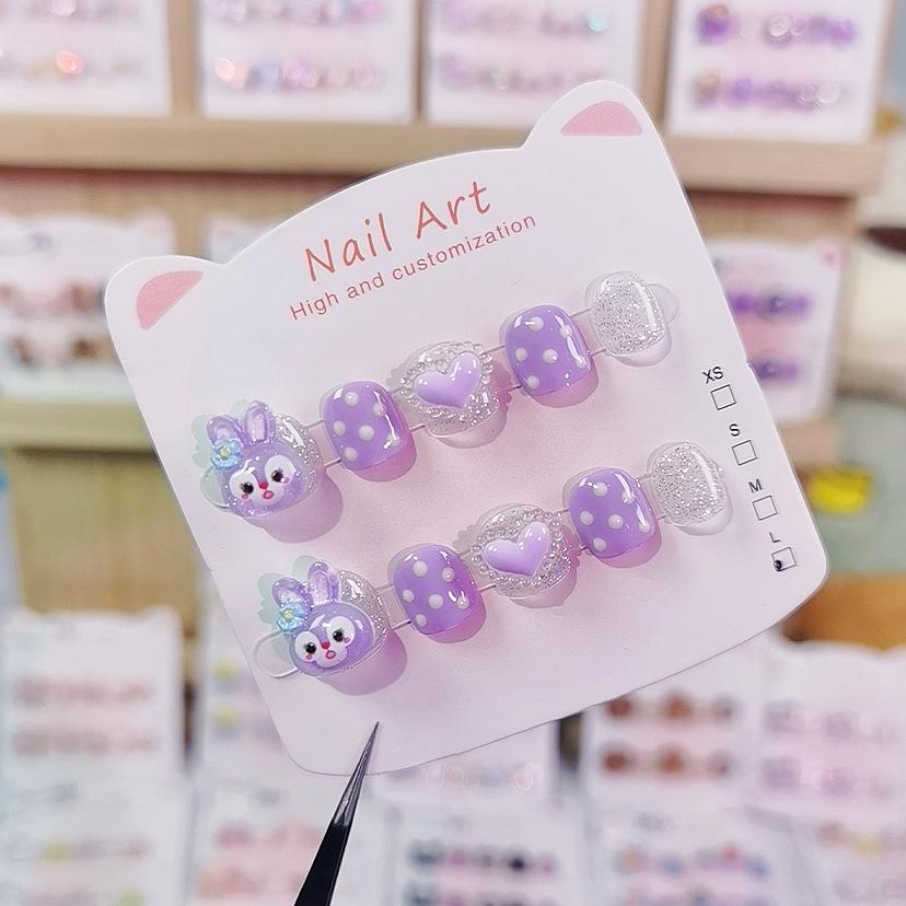 Sanrio StellaLou Reusable Wearable Nail Art Stickers for Girls Aged 3-12