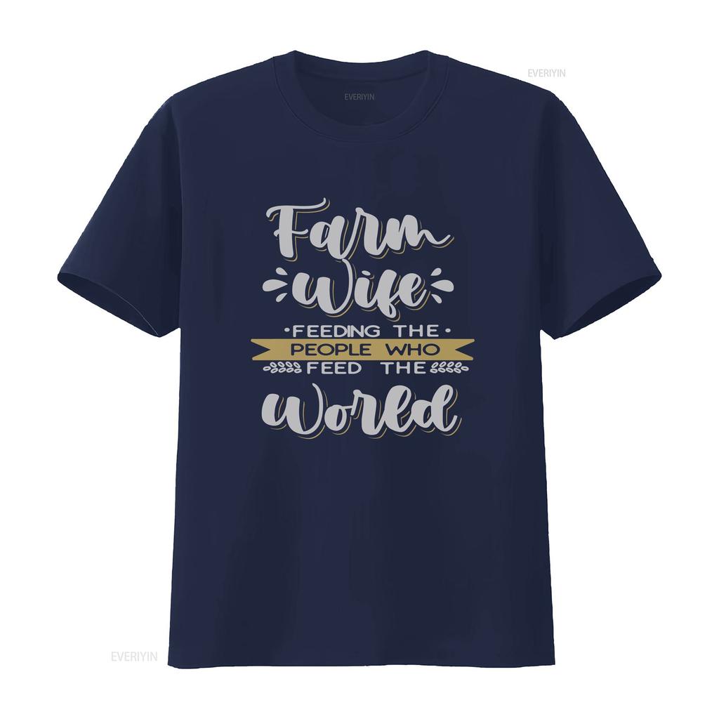 Farm Wife T Shirt Farmer Mom Feeding The People vintage Washed Stylish Casual Breathable designer clothes graphic Soft homme