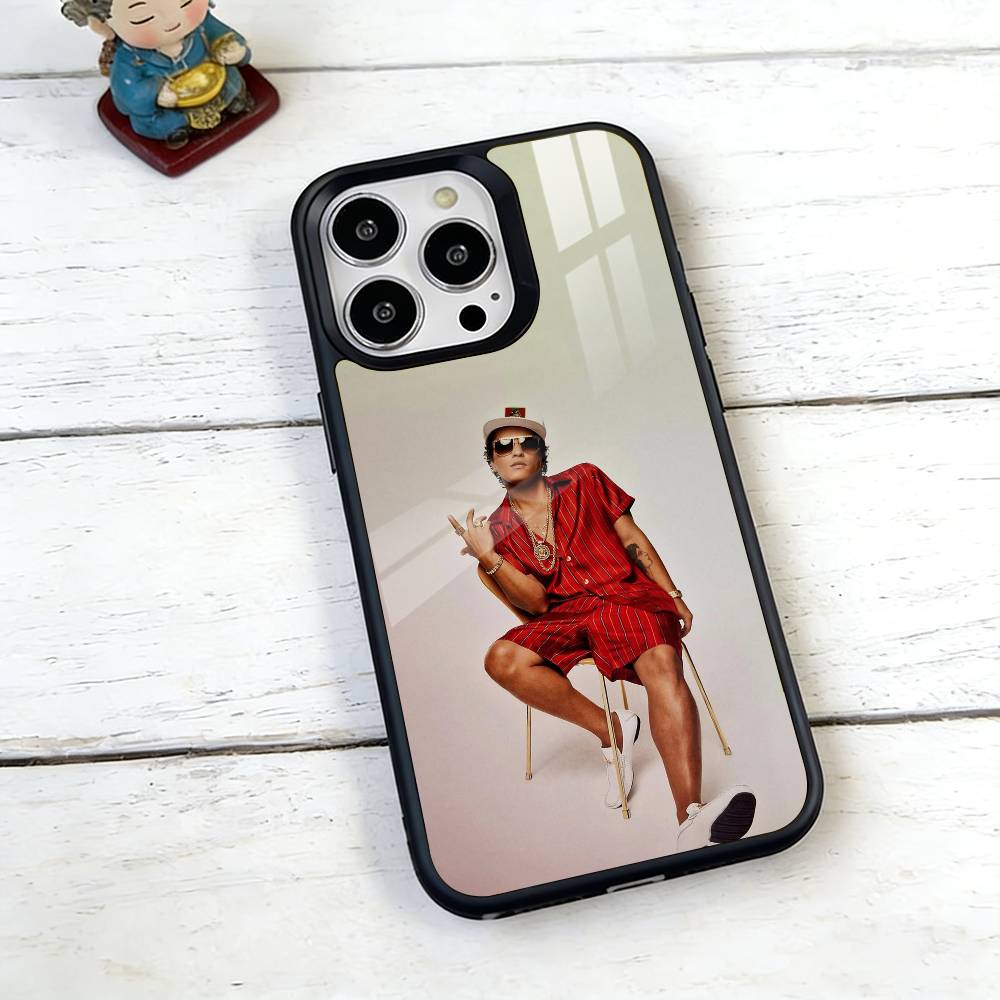Singer B-Bruno M-Mars Phone Case For iPhone17,16,15,14,13,12,11 Plus,Pro Magnetic with Magsafe Wireless Charging