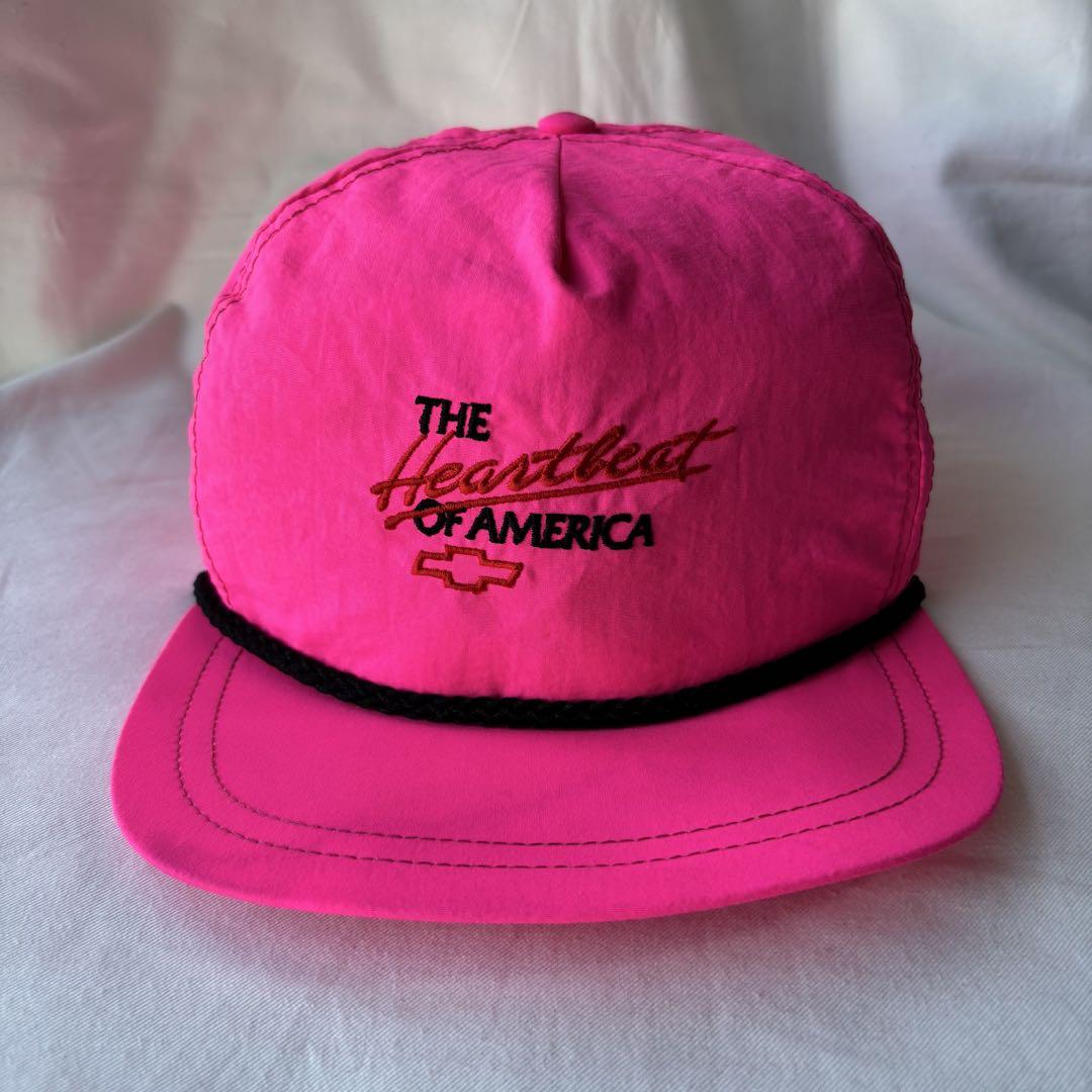 

[USED] CHEVROLET Cap, Made in USA, Chevrolet Hat, Neon Pink, Chevy