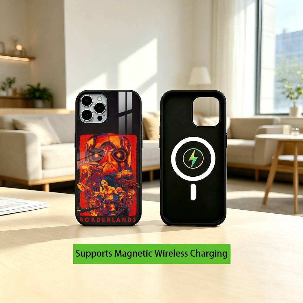 Game B-Borderlands P-Psycho Gift Phone Case For iPhone17,16,15,14,13,12,11 Plus,Pro Compatible with magnetic wireless charging iPhone12PRO