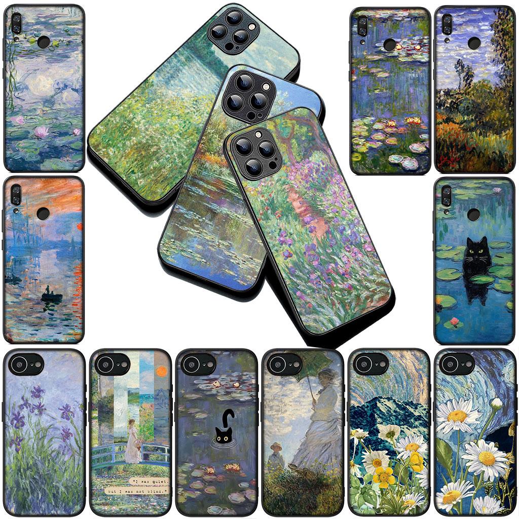 Casing Phone Cover for Huawei P30 P20 Mate 20 10 Lite Pro Y7 Y6P Y7A 2019 Nova 5T 3I Case Claude Monet Impressionism Painter