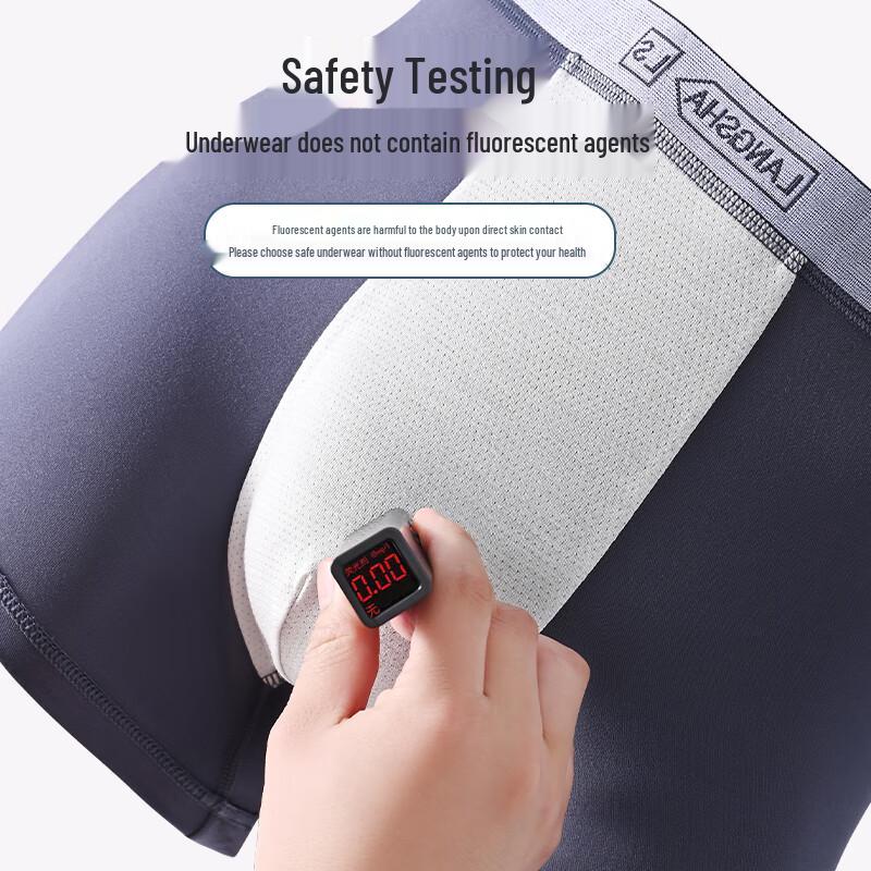 Langsasha Men's Modal Antibacterial Boxer Briefs