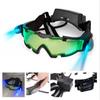 Nya Justerbara LED Nattseende Glasögon Goggles Motorcykel Motorcykel Racing Jakt Glasögon Med Uppfällbart Ljus Vindtåliga