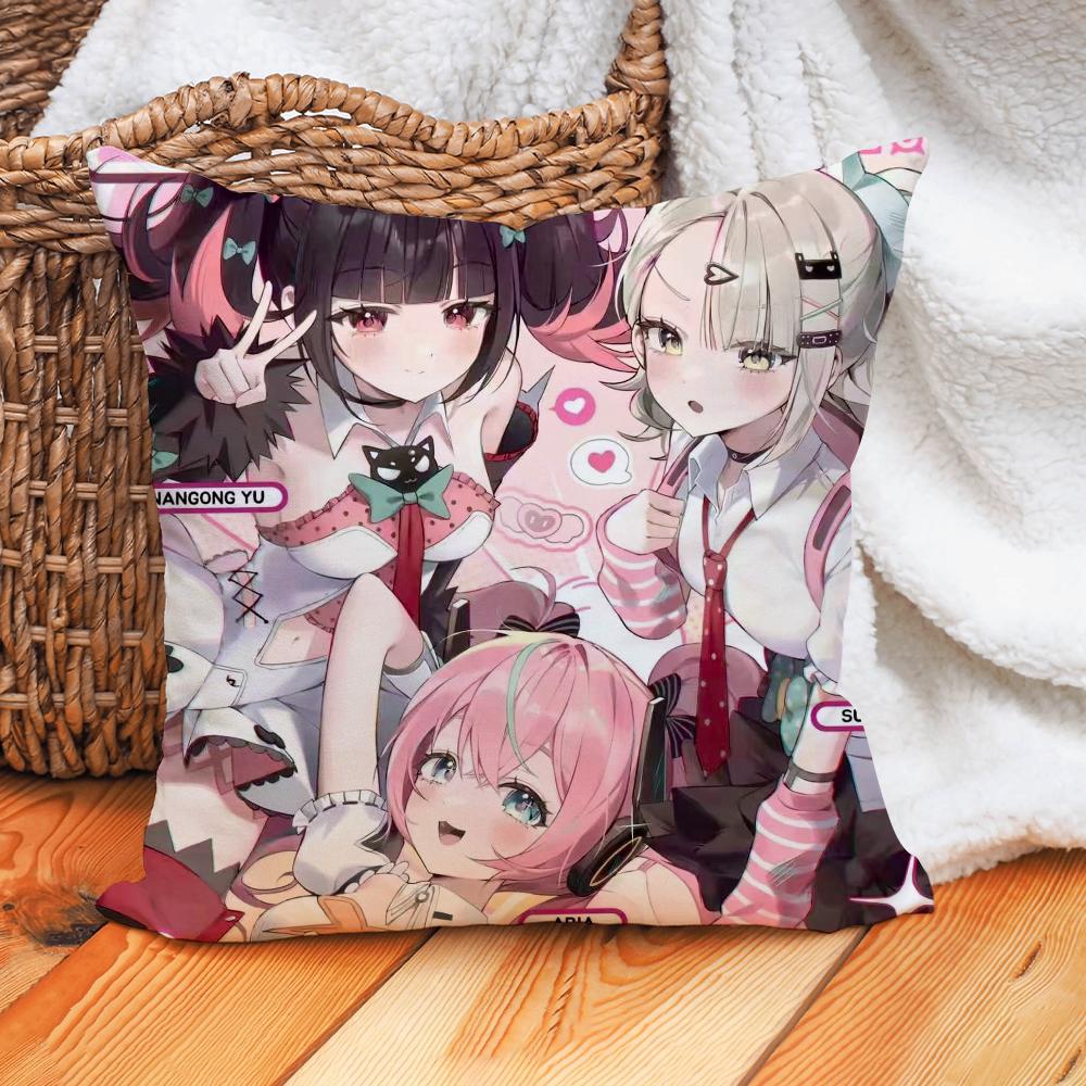 Zenless Zone Zero Angels Of Delusion Aod Pillow Case Home Cushion Cover Suitable For Office Sofa Car Suitable For All Seasons