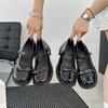 Pantofi Femei Loafers Retro Maro Pantofi Mary Jane Femei Piele PU Tocuri Groase Pantofi Lolita Pantofi Uniformă Femeie Pantofi cu Cataramă la Gleznă