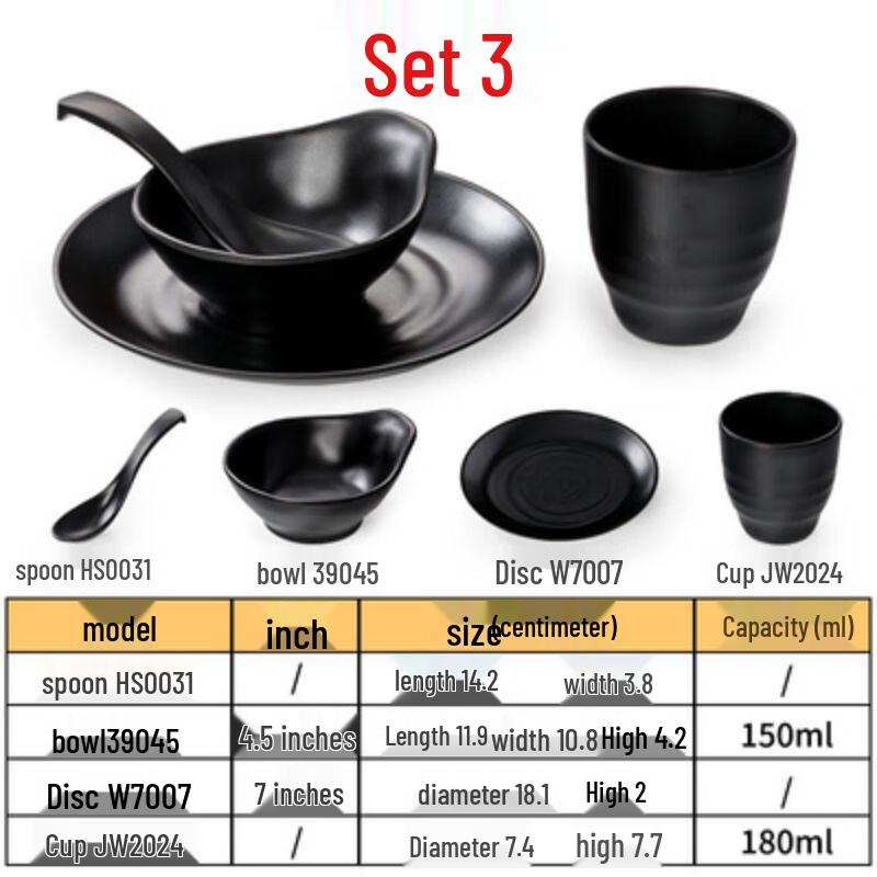 Qianxing Melamine Dinnerware Set
