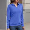 Women's Solid-color Fashionable Long-sleeved Top