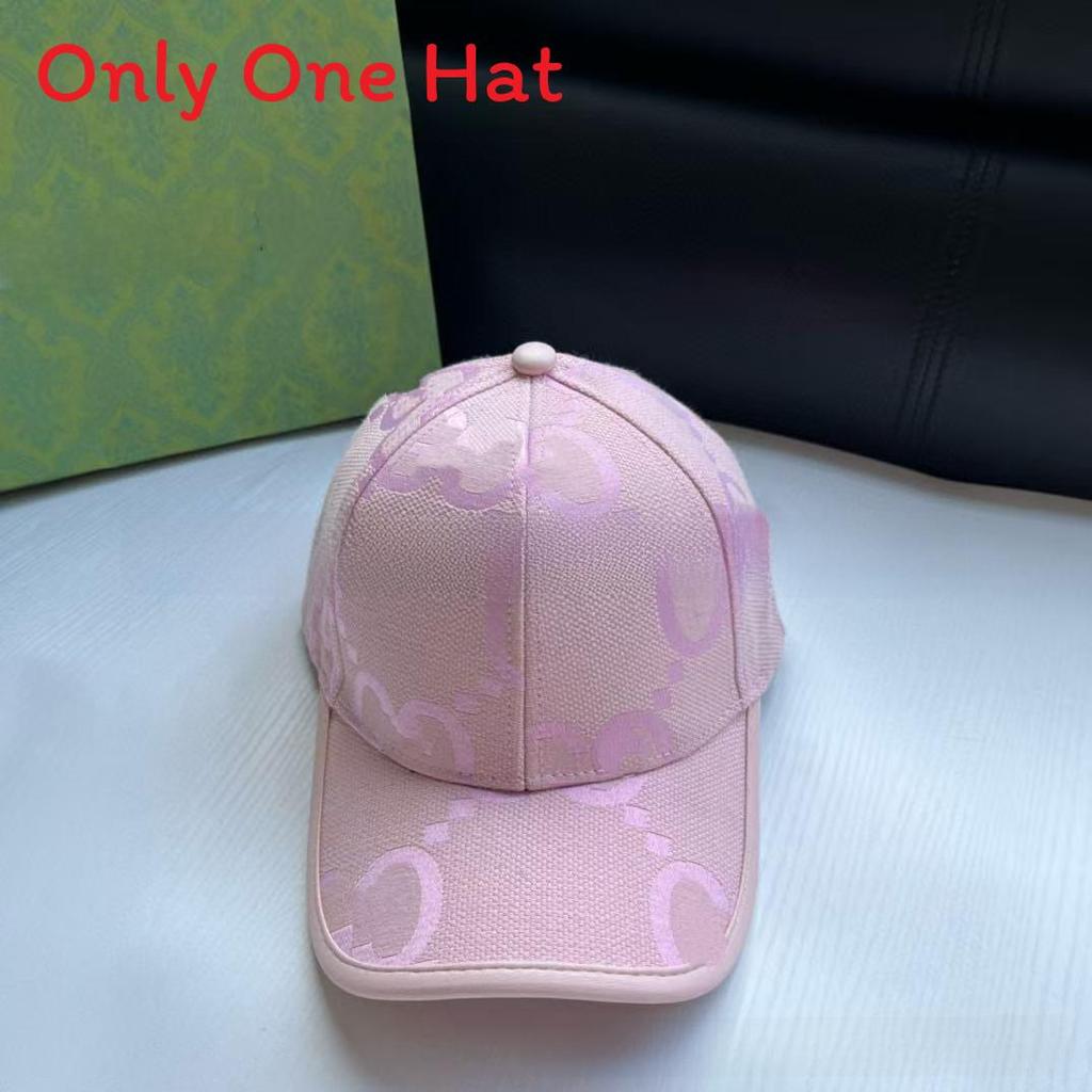 FernGlade Katoenen Baseballpet Met Groot G-logo Voor Modieuze Streetwear Lente roze