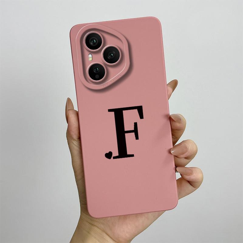 Case For Honor 400 Pro Luxury Letters Soft Phone Back Cover For Honor400 Pro 5G Full Protection Liquid Silicone Shockproof Funda