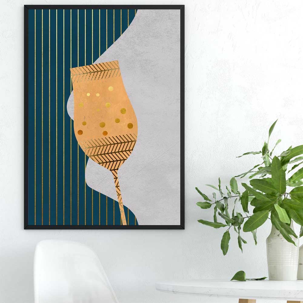 

Скандинавская мода натюрморт картина маслом бокал для вина абстрактное искусство холст картина гостиная коридор офис украшение дома фреска без рамки 21*30cm No Frame