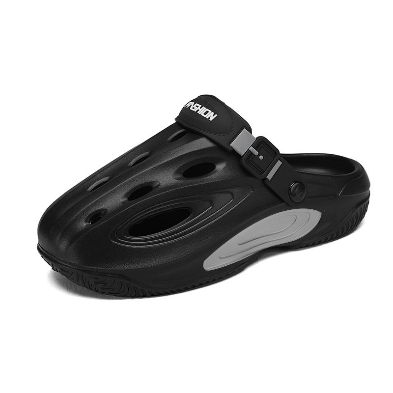 

Men S Summer Outer Wear Non-Slip Anti-Odor Toe-Cap Slippers Outdoor Sports Beach Sandals 38-39