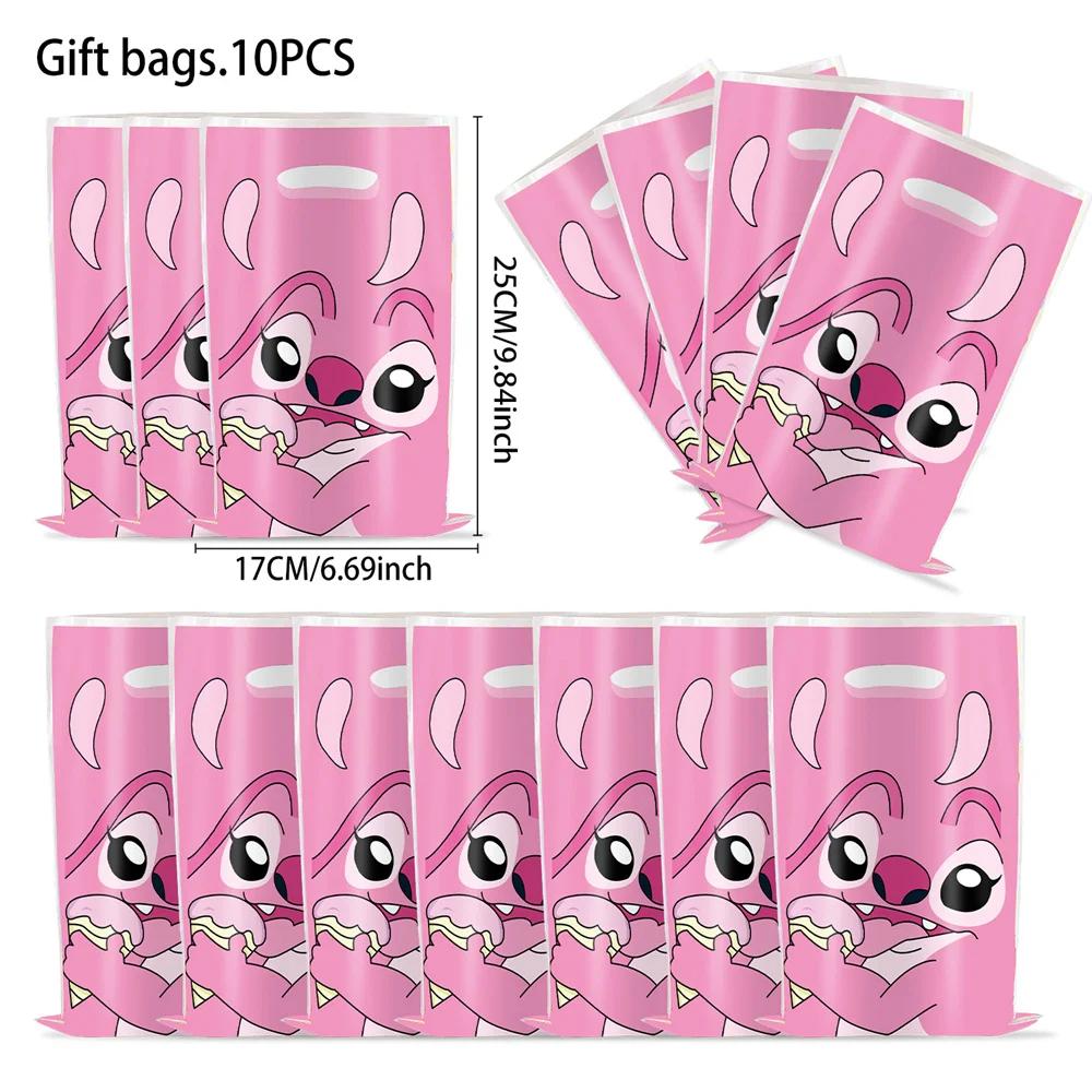 Lilo Stitch Kids Birthday Party Favors Gifts Slap Bracelets Stamps Reusable Straws Keychains Gift Bag Pinata Filler Baby Shower