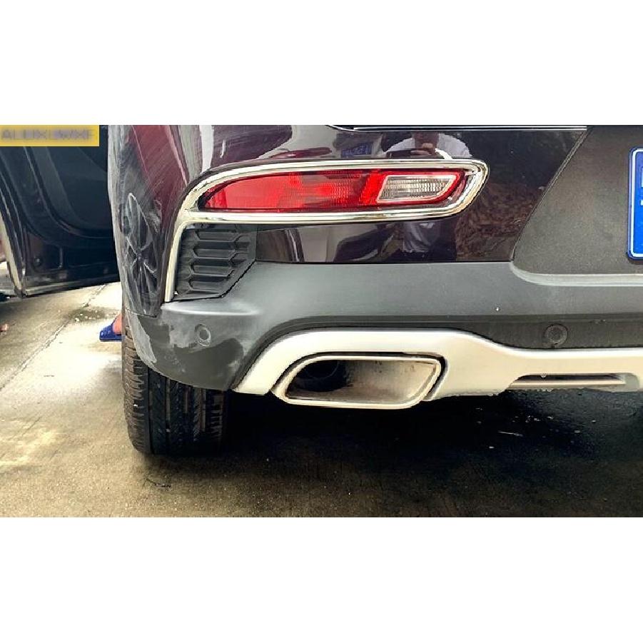 Car Accessories FIT For Chery EXEED TX TXL 2018   ABS Rear Bumper Fog Lamp Light Molding Cover Kit Trim