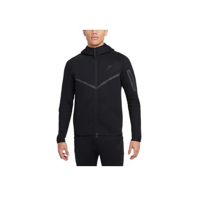 Bluza z kapturem Windrunner z zamkiem na całej długości, czarna, męska, Top HV0949-010