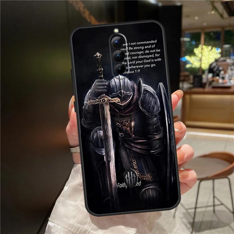 Christian Templar Knights Case For ZTE Nubia Red Magic 8 Pro 8S Pro Plus RedMagic 9 Pro Plus 6 7 6S 7S 6R 5S 5G Cover