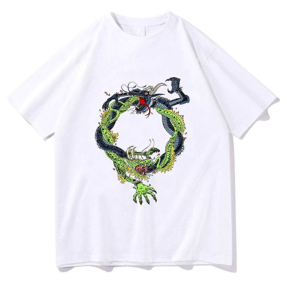 Feid VS Ferxxo Double Dragon Printing T-shirts Men's Women's Popular Casual Tshirt Short Sleeve Fashion Cotton Comfort Top