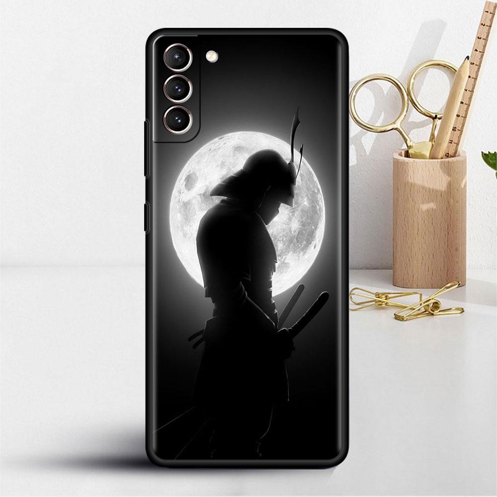 Landscape Ink Painting Japan Samurai Art Soft Case For Samsung Galaxy S22 S20 FE S21 S10 S9 Plus S8 Note 20 Ultra 10 Phone Shell