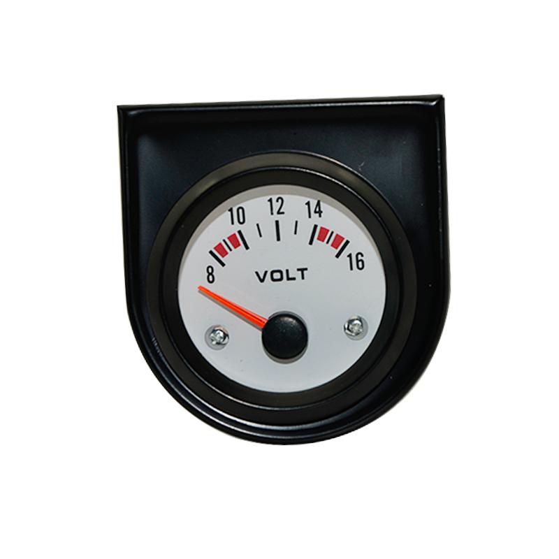 2" 52 MM White Face Water temp/ Oil temp /Oil press psi/ Oil press kg /Volt /Ammeter /Fuel level (without float) Gauge car meter