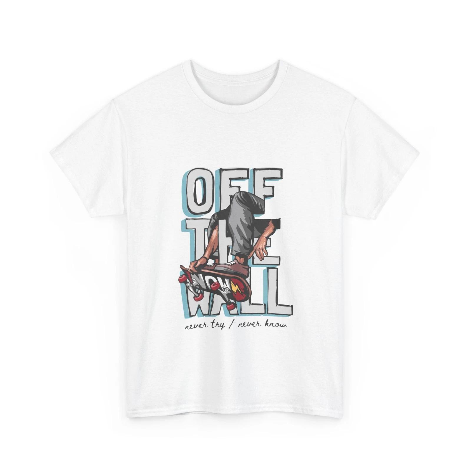 Off The Wall Skateboard Tee | Skate Graphic Shirt, Cool Fashion, On Wheels S