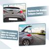 Yousheng Tailgate Switch, Durable Replacement Button, Smooth Operation Accurate Fit, Direct Insert Installation Switch for Nissan Original Car