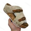 Fashion Women's Thick Sole Sloping Heel Casual Slippers 2025 Summer New Fashion Buckle Strap Outdoor Beach Open Toes Comfortable Sandals