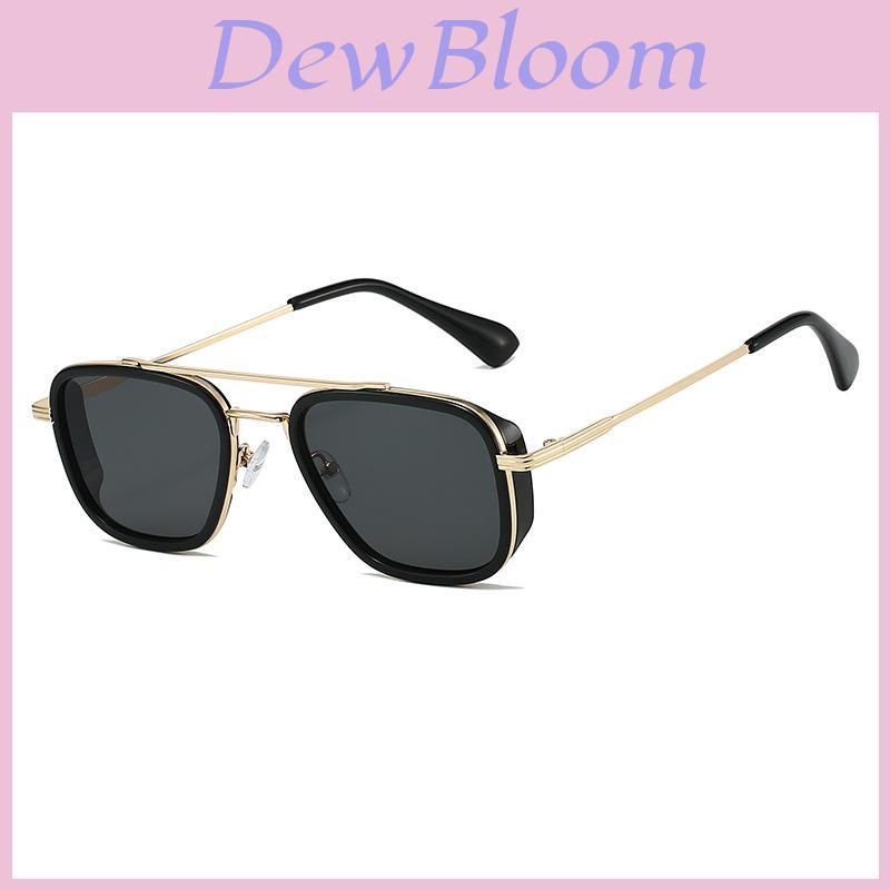 Vintage Punk Square Sunglasses For Men Uv400 Sun Protection Outdoor Fashion Accessory