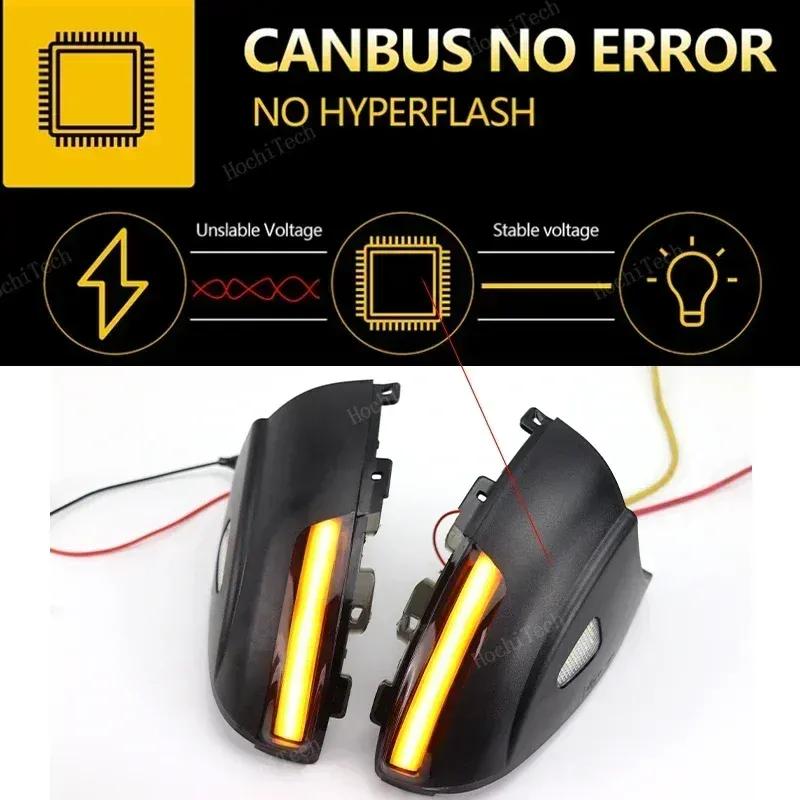 Dynamic Blinker Turn Signal Light Side Mirror Indicator LED Flashing for Volkswagen VW Tiguan 5N Sharan 7N Seat Alhambra 7N