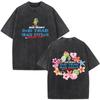 Vintage Washed Rapper Bad Bunny Debi Tirar Mas Fotos DTMF T Shirts Men Women Summer Clothing Fashion Hip Hop Tshirts Streetwear