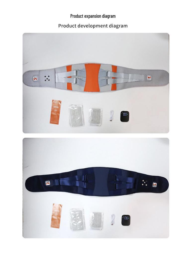 Intelligenter kabelloser Heiz-Taillenmassager & Rückenstützgürtel