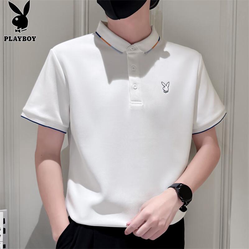 PLAYBOY Men's Casual Polo T-Shirt