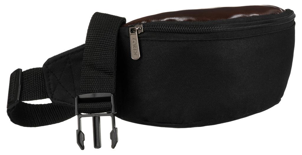 WB05A-BLACK/BROWN Waist Bag