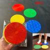 4 Stück Silikon sensorische texturierte Balance-Pads für Kinder sensorisches Trainingsspielzeug