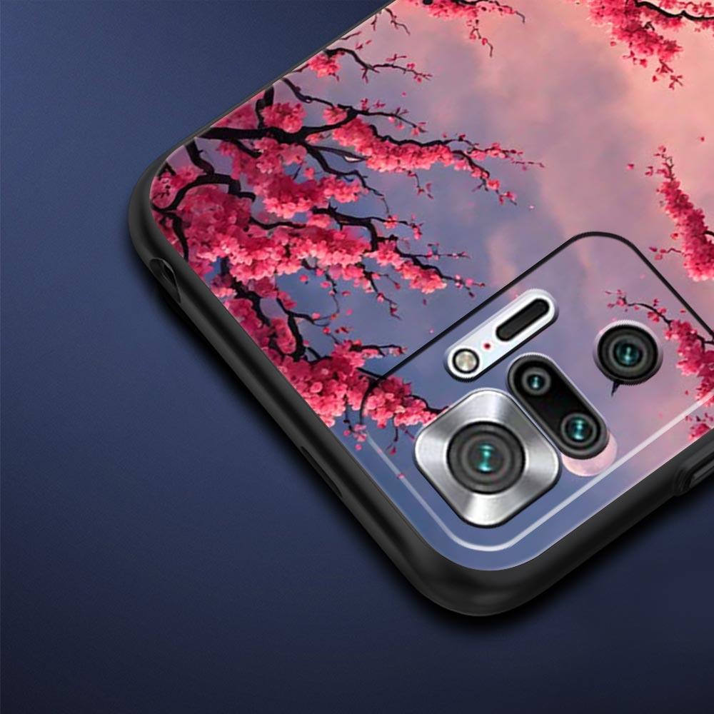 Japan Mount Fuji Painting Cherry Blossom Phone Case For Xiaomi Redmi Note 14 13 5G 10 11 12 Pro Plus 4G 14C 13C 12C 10C Cover