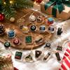 -Pack Acrylic Countdown Calendar with 2D Flat Pendant Designs and Surprise Daily