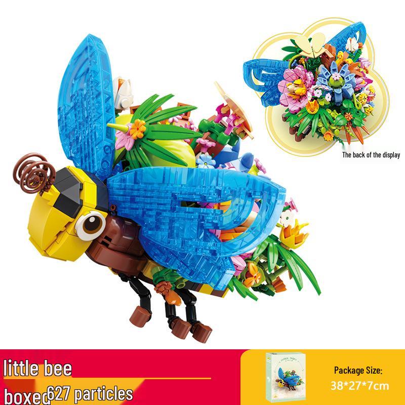 Kai Zhi Compatible Lego Insect Toy: Mantis Model Building Blocks for Kids, Educational Animal Jigsaw Puzzle Gift