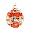 Christmas Countdown Activity Pendant Decoration 3D Style Wreath Countdown Festival Pendant
