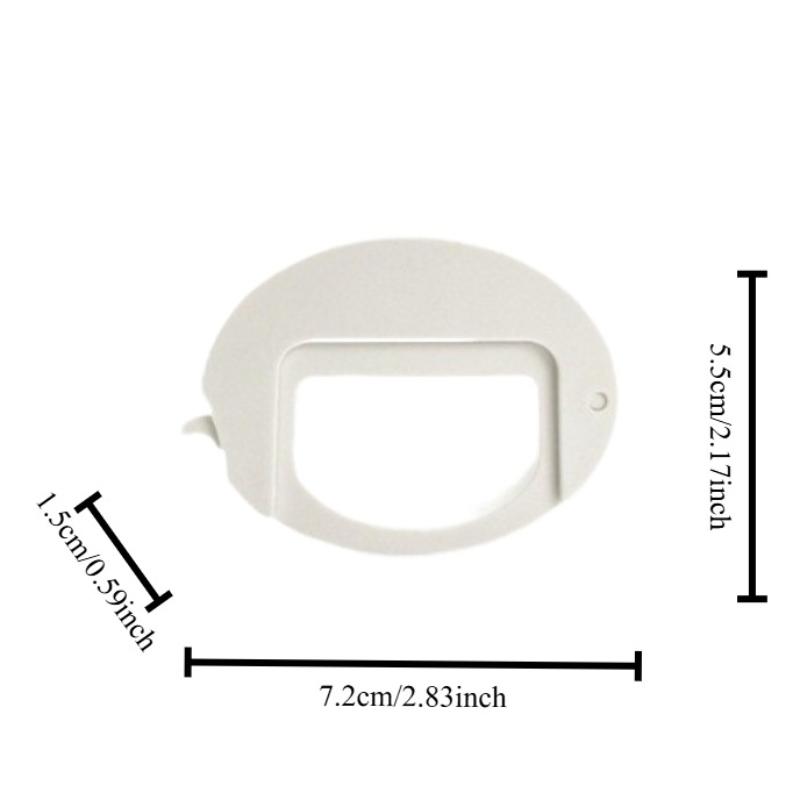 

1Pcs Home Daily Storage Food Sealing Clip Moisture-proof Safe Material Portable Home Use Easy Kitchen Living Room Snacks белый