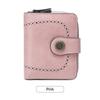 European & American Retro Women's Leather Wallet, Hollow Design, Zipper & Snap Closure, 2024 Fashion.