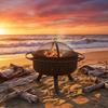 Outdoor Fire Bowl with Cooking Grate Long-Lasting Grill
