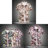 Stylish Summer Casual Floral Short Sleeve Shirt For Men In Plus Sizes With Comfortable Fit