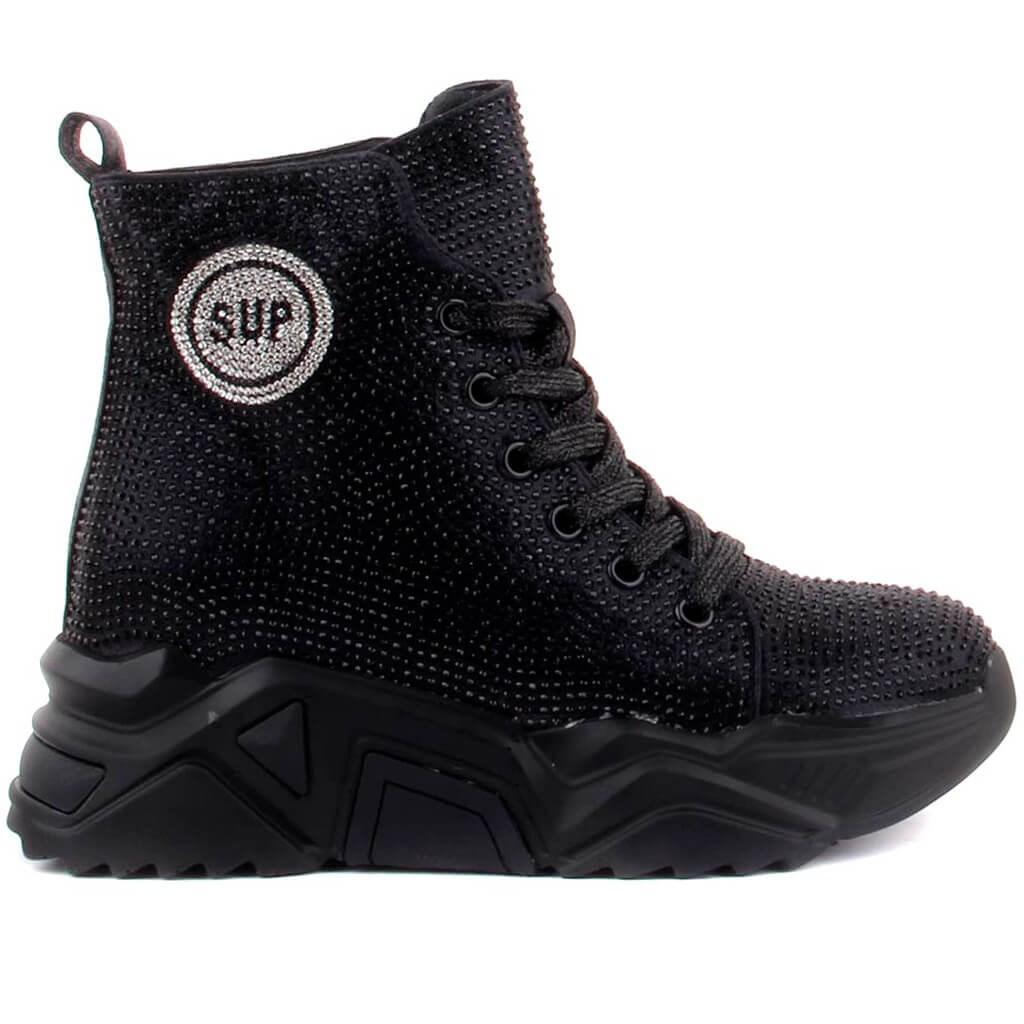 Guja - Botas de mujer de suela alta con patrón de cuentas de color negro  comprar a buen precio — entrega gratuita, reseñas reales con fotos — Joom