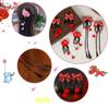 Hanfu Headdress Red Bow Hair Clip New Year Headdress Child Hair Accessories Baby Wig Hairpin