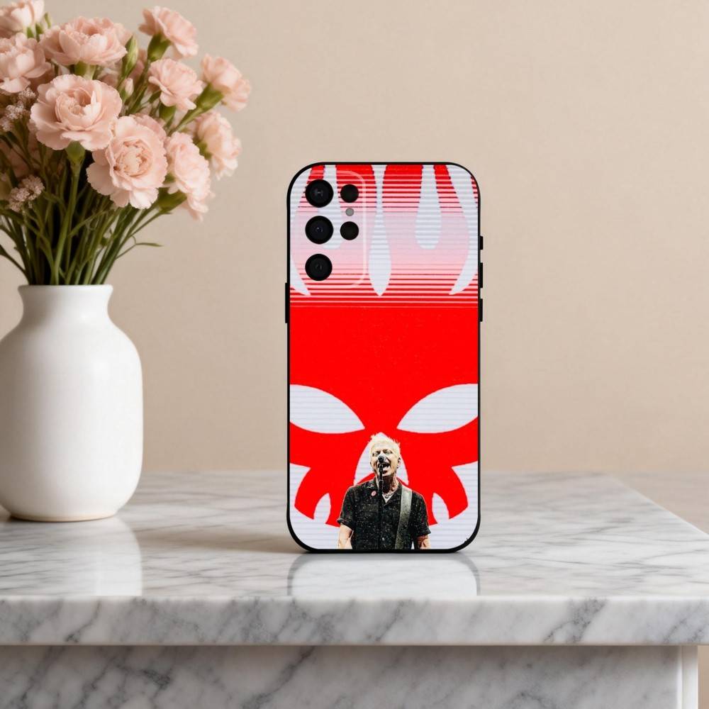 Punk T-The O-Offspring Band Phone Case For Samsung S25,S24,S21,S22,S23,S30,Ultra,S20,Plus,Others Soft Black Case