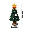 Christmas Tree 7-Layer Gradient Colors Knitting Crochet Christmas Tree Holiday Ornaments for Car Home Tabletop Fireplace Mothers
