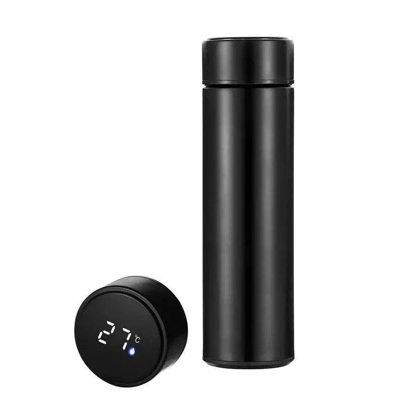Smart Insulated Stainless Steel Temperature-Sensing Cup with Engraved Logo