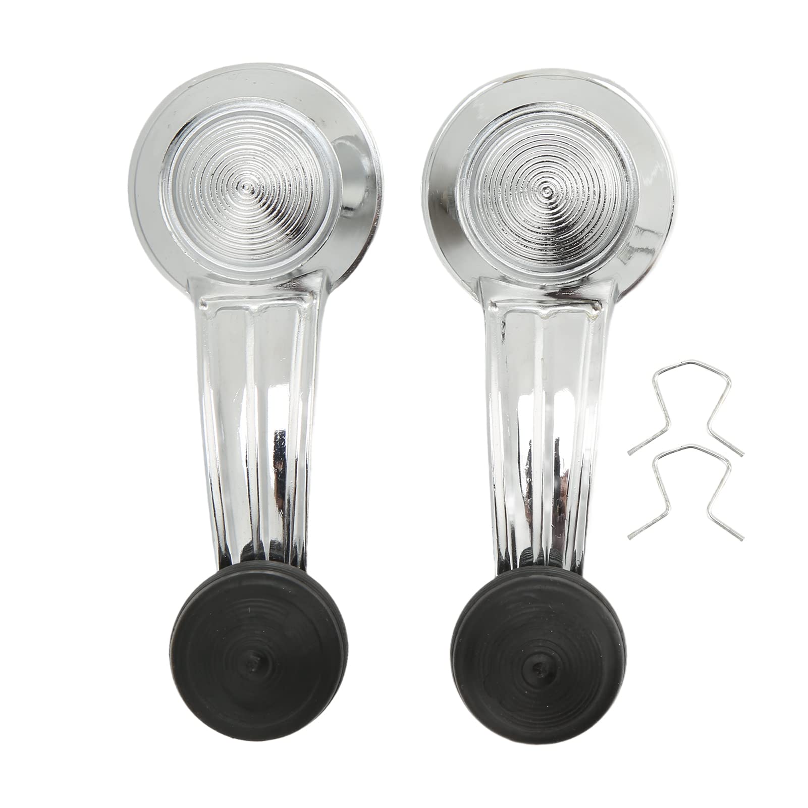 

Window Crank Handle Winder, 2 Door Window Crank Handle Metal Chrome Replacement for Cadillac Cimarron Eldorado normal