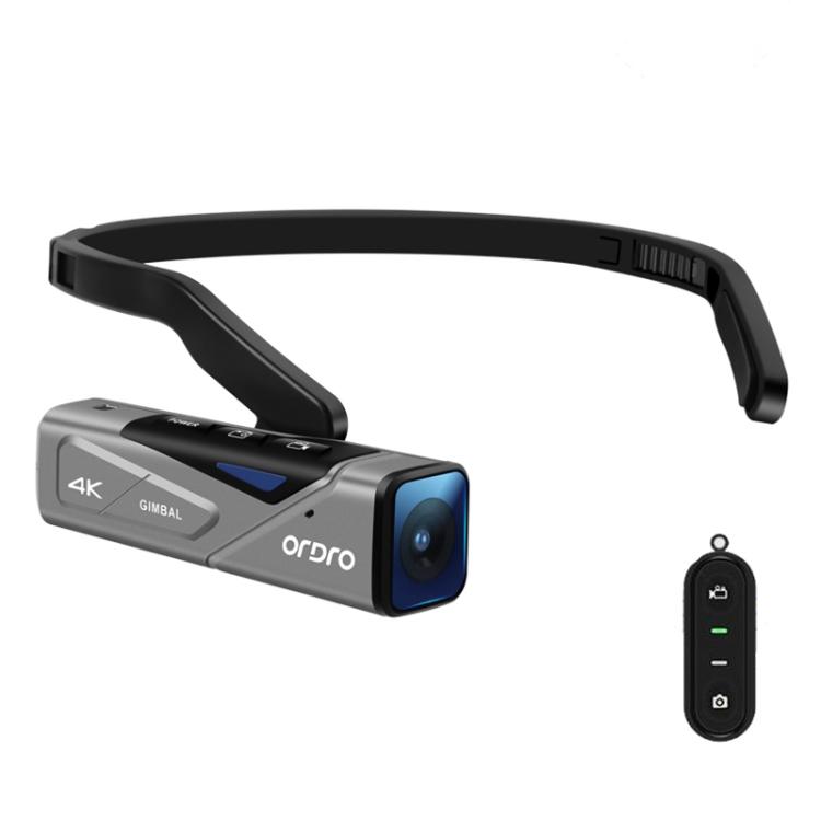 ORDRO EP7 4K am Kopf montierte Auto-Fokus Live-Video Smart Sports Kamera, Stil:Mit Fernbedienung