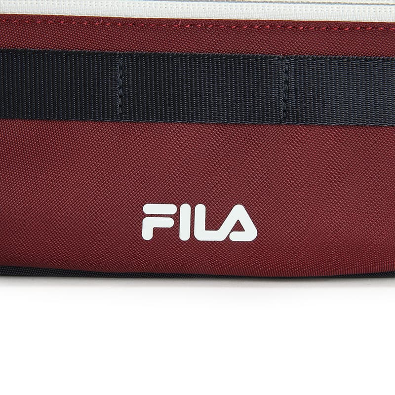 New FILA ORIGINALE Fabric One Shoulder Handbag Unisex Enchanting Pink Wine Red F13U549131FWI