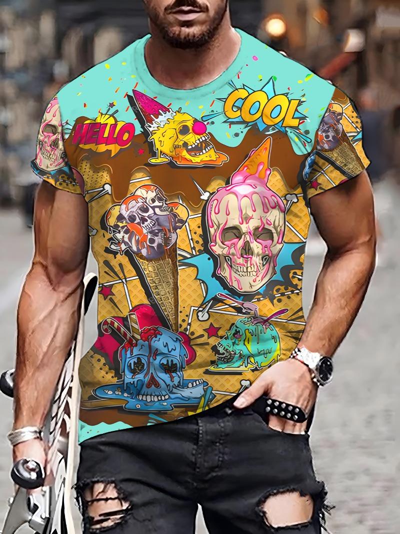 Men s Skull Party T-Shirt S